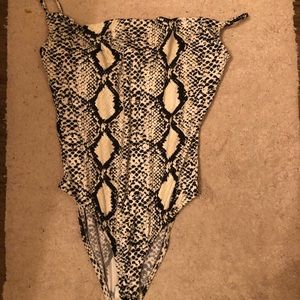 Snake skin body suit